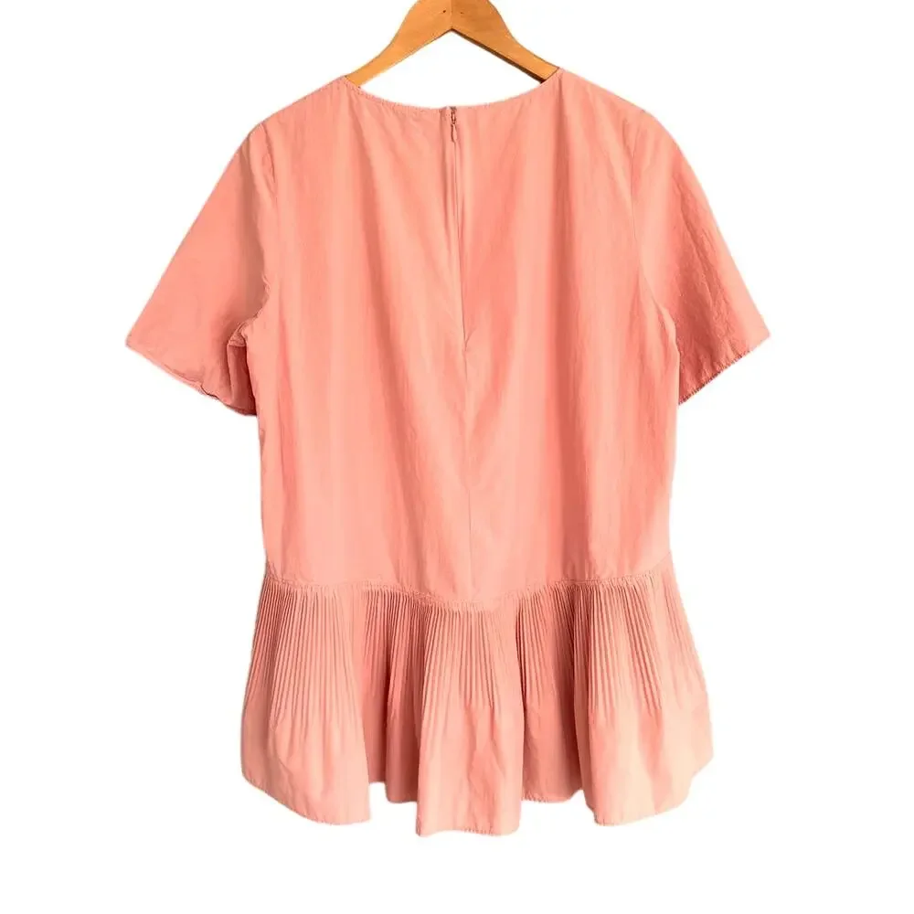 COS Pleat Panelled Cotton Top size 10 - Picture 8 of 9